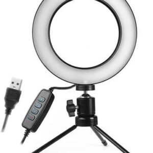 RingLight - Anel de Luz LED 16 cm + Tripé