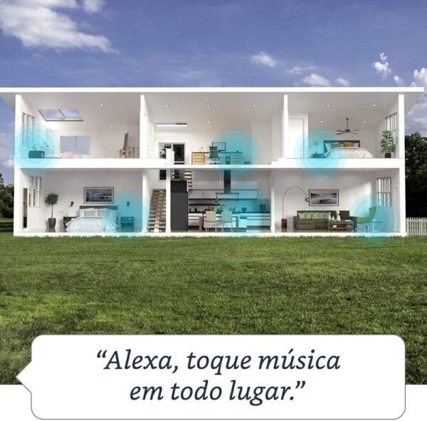 Novo Echo Dot (4ª Geração): Smart Speaker com Alexa - Cores Preto, Branco e Azul - Image 7