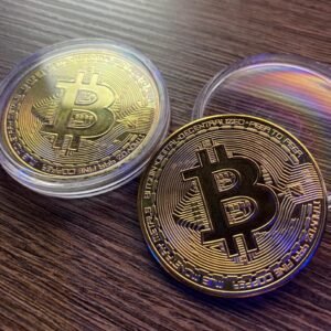 Moeda de Bitcoin - Colecionável / Comemorativa / Enfeite