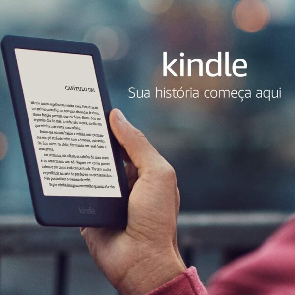 Kindle 10a. geração com iluminação embutida – Cor Preta