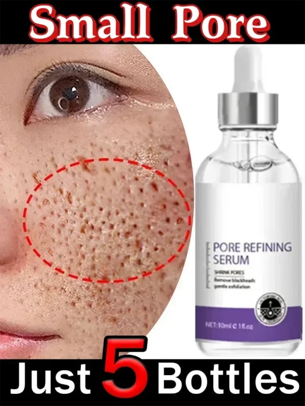 Soro Facial Iluminador com Retinol e Niacinamida, Refinação e Resurfacing do Poro, Textura da pele