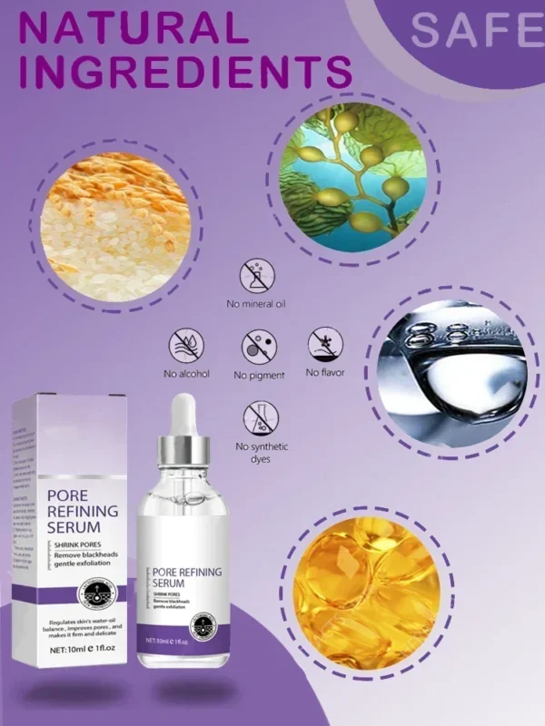 Soro Facial Iluminador com Retinol e Niacinamida, Refinação e Resurfacing do Poro, Textura da pele - Image 7