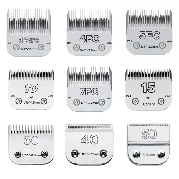 Profissional Pet Clipper Lâmina substituição, animal Clippers, se encaixa mais Andis, AG2 AG, AGCC, AGC2, MBG Series, A5, 3F, 4F, 5F, 7F