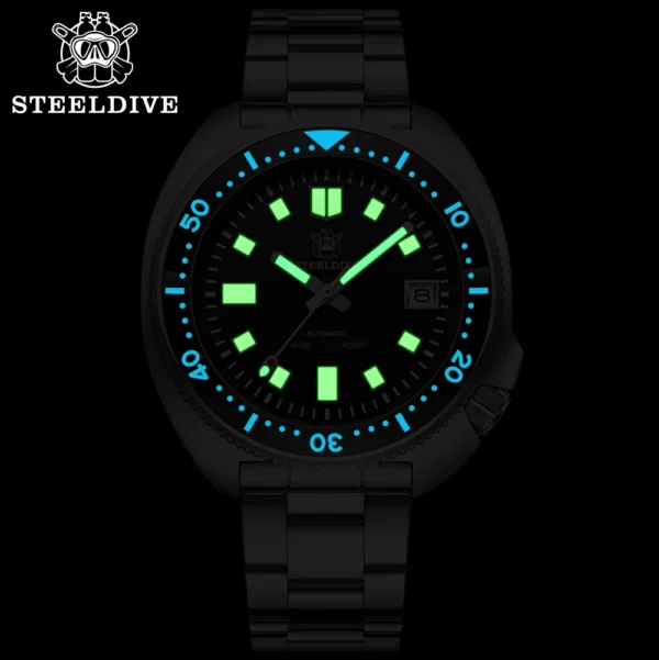 Steeldive relógio automático do SD1970-Men, NH35 Dive Watch, nova chegada, 2020 - Image 3