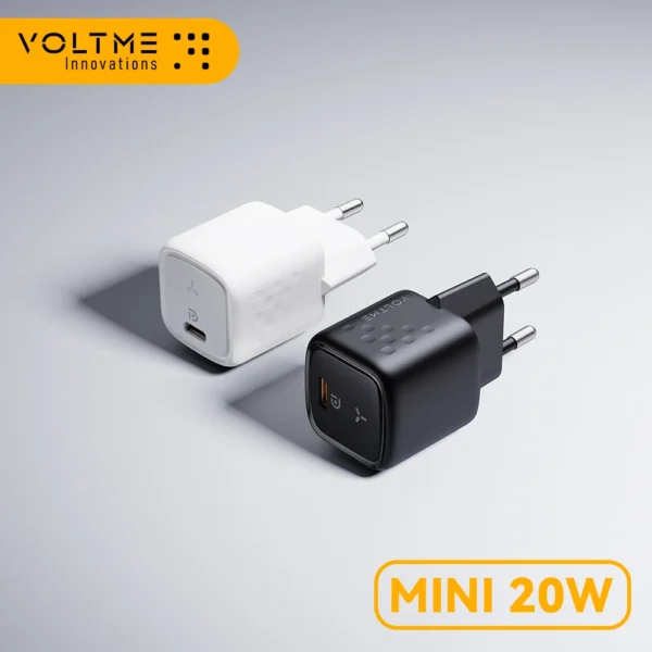 Voltme-mini usb tipo c carregador, carregamento rápido, qc 4.0 3.0, para iphone 12 pro, samsung, xiaomi, 20w - Image 2