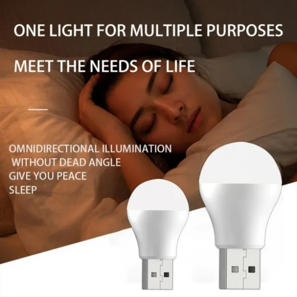 Pequeno usb plug lâmpada led night light computador carregamento de energia móvel mini livro lâmpadas led proteção para os olhos luz leitura quadrada - Image 3