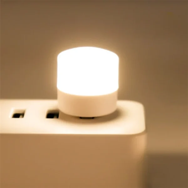 Pequeno usb plug lâmpada led night light computador carregamento de energia móvel mini livro lâmpadas led proteção para os olhos luz leitura quadrada - Image 6