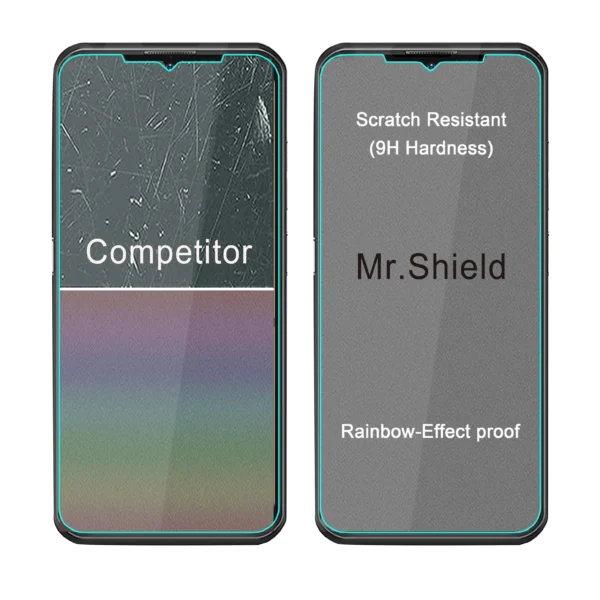 Mr.Shield-Protetor de Tela para Ulefone Armor 17 Pro, Vidro Temperado, Vidro Japão com Dureza 9H, 3 Pacotes - Image 4