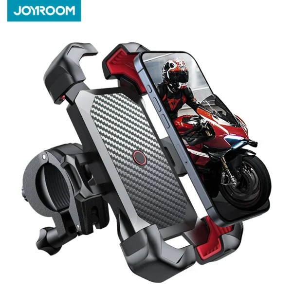 Joyroom-Suporte do telefone da bicicleta para a bicicleta, 360 ° vista, suporte à prova de choque universal, suporte do telefone móvel, GPS Clip, 4.7-7"