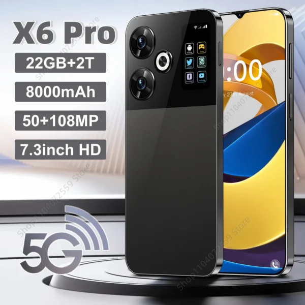 X6 Pro Smartphone Versão Global, Xiaomi Celular, Android, Celular Desbloqueado, NFC, Dual Sim, 22 GB, 2TB, 4G, 5G, 2022, Original