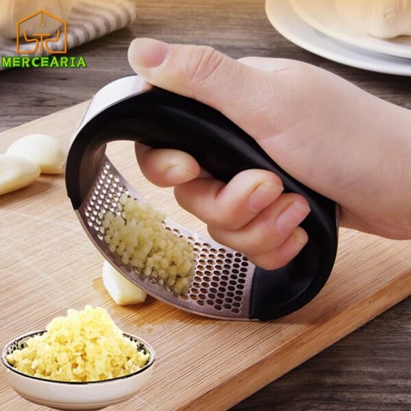 Espremedor Amassador Triturador De Alho Inox Manual Cozinha Garlic Press