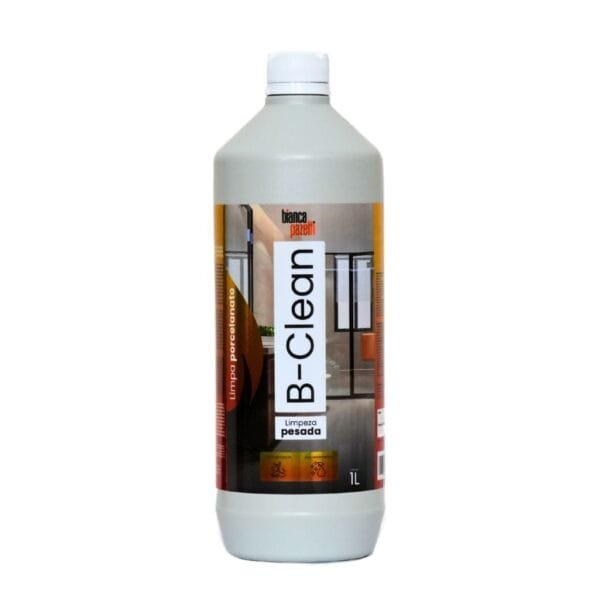 B-Clean 1L Limpa Porcelanato Polido e Espelhado Remove Encardido e Sujeiras Difíceis Para Pisos Cerâmicos com Brilho