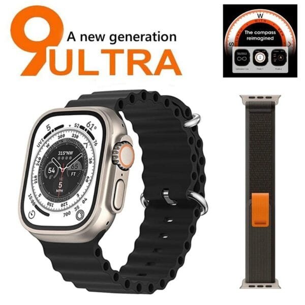 I9 T900  Ultra Max Smart Watch 2.19 Tela HD Função Nfc Monitoramento de saúde