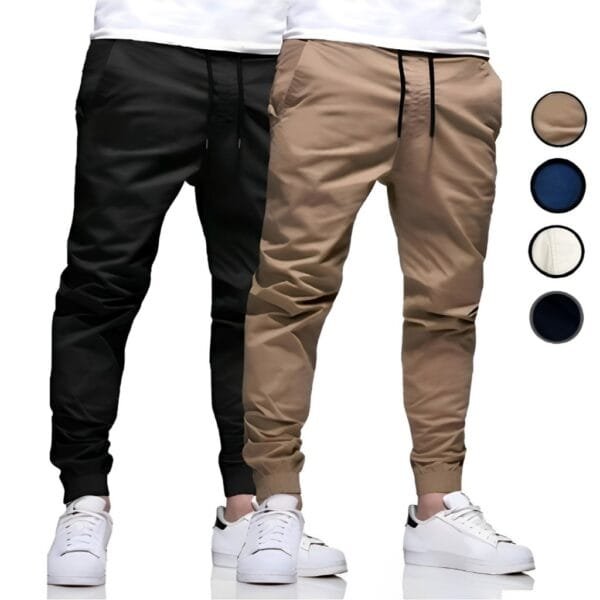 Calças Jogger Masculina com punho Premium qualidade moda homem Estilos