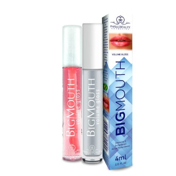 02 Big Mouth Volume Gloss PHALLEBEAUTY(Rosa e Incolor)