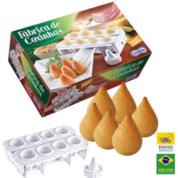 Fábrica de Coxinha Modelador  Forma de 8 Coxinhas para Empreender