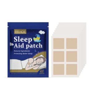 48PCS Adesivos De Ajuda Ao Sono Melhoram Os Insônia Naturais De Ervas Sonolentas A Qualidade Do Para Desfrute De Uma Noite