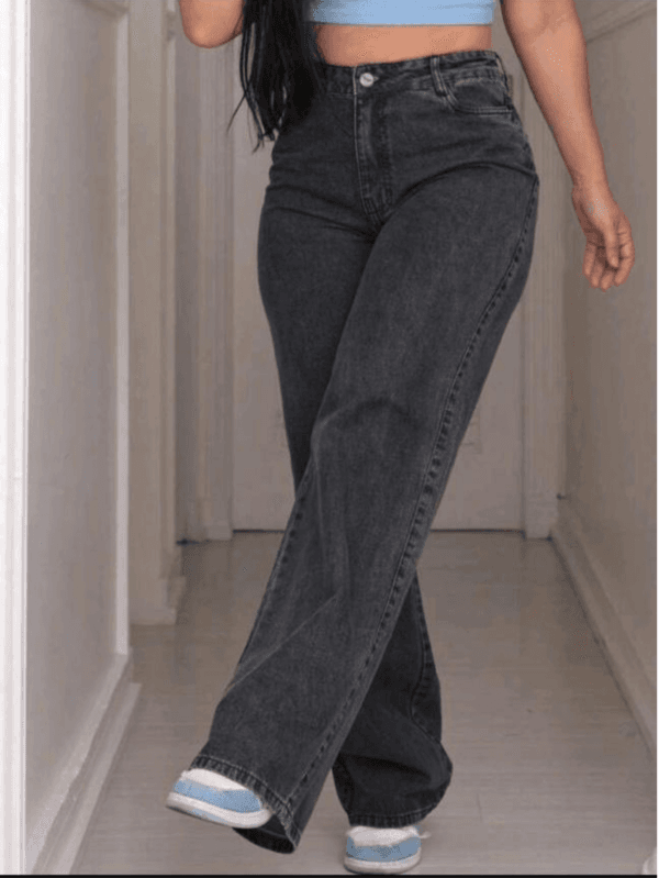 Calça Wid Leg Marmorizada