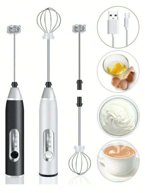 Batedor Mixer Elétrico - Para Misturas ou Bebidas Cremosas 2 EM 1