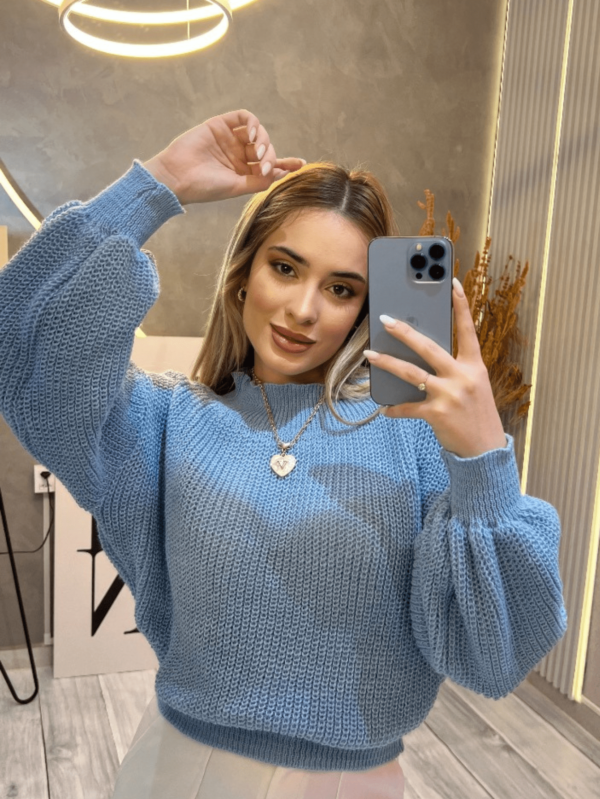 blusa feminina elegante de frio SELINE trico tricot basica