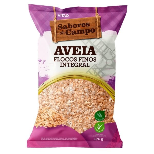 Aveia Flocos Finos Sabores do Campo Vitao 170g