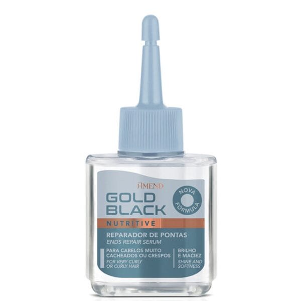 Reparador Nutritivo De Pontas Gold Black 30Ml Amend Silicone