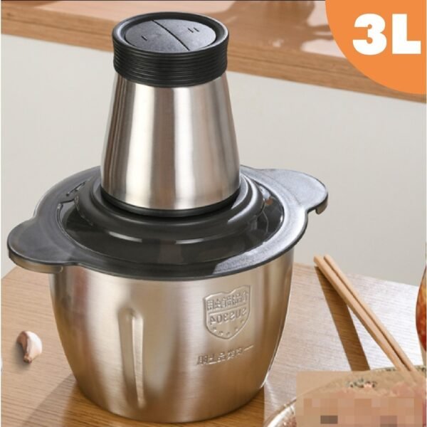 3L Ou 2L Picador De Alimentos Moedor De Carne Mixer Elétrica Processador Cozinha 110V Ou 220V - Pronta A Entrega