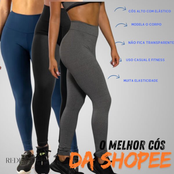 Calça Legging Flanelada Grossa Peluciada Calça Térmica com Elástico Cintura Alta Forrada Por Dentro Costura Reforçada