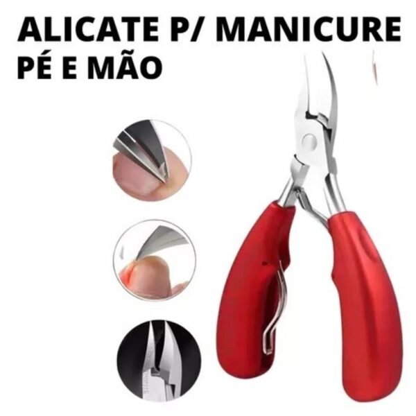 KIT 1/2/3 PCS Grande Alicate cortador de unhas Aço-GUI ANA