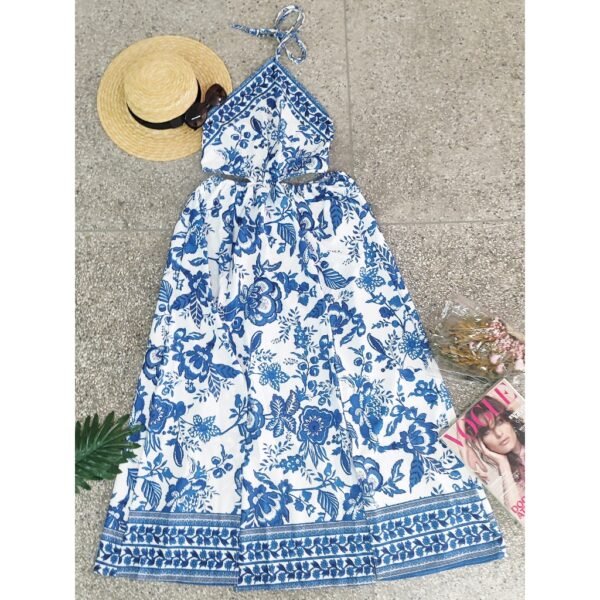 Vestido Boho Longo Estampado