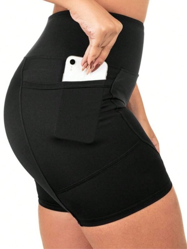 Shorts fitness com BOLSO para academia ciclismo ginastica e atividade ar livre