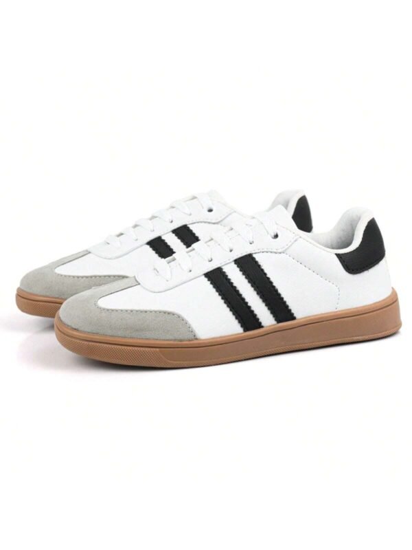 Tênis Feminino Casual Samba Listrado Blogueira Retrô