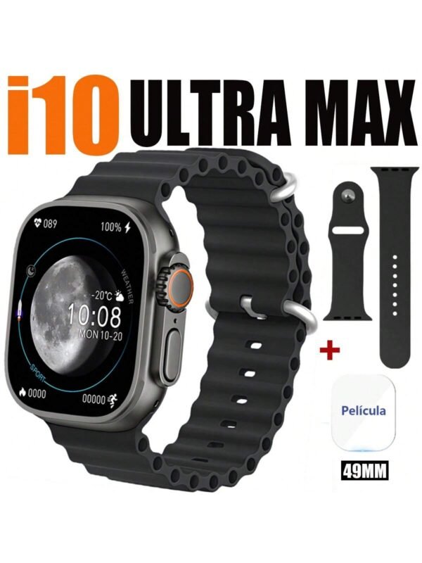 2024 Smartwatch i10 Ultra max  2024 Nova Série 9 SmartWatch 2.09 Inch HD 49mm Bluetooth Com Calculadora