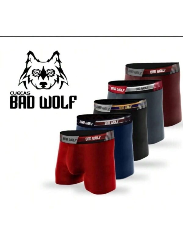 BAD WOLF Kit 10 Cuecas Boxer Adulto Microfibra Bad Wolf Combat