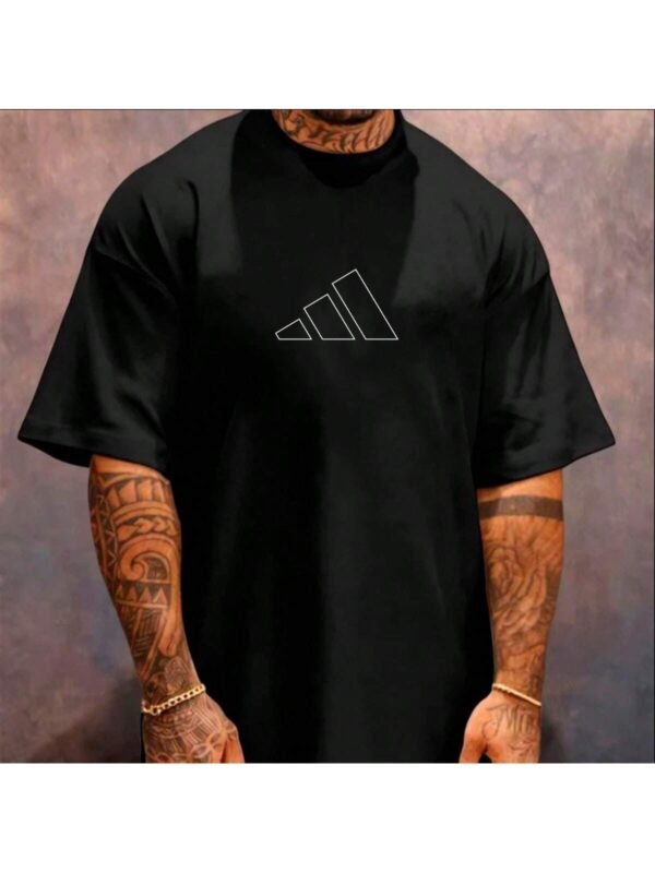 Camiseta Masculina Oversized A.D.I Camisa Largo Estilo Rua Basica 10% Algodão Moda OVER041
