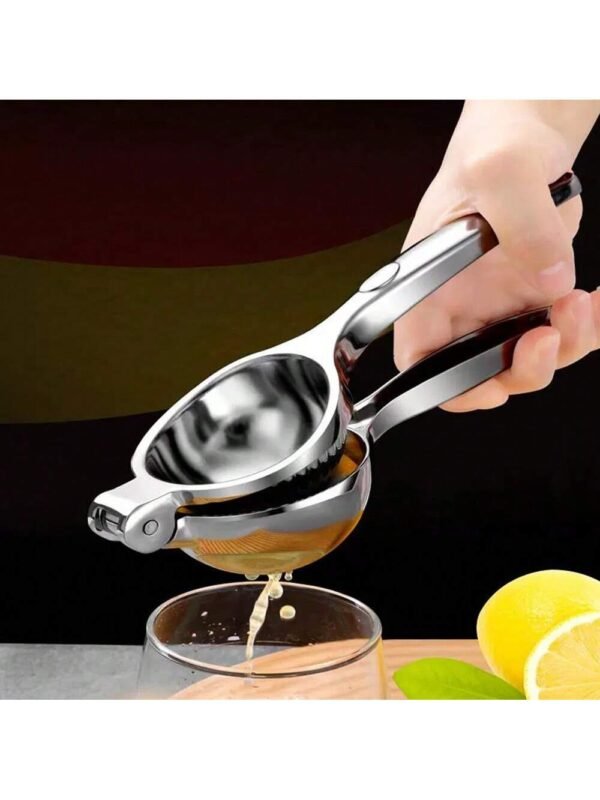 Espremedor de Limão Inox Manual Maciço Super Forte Utensilio para Cozinha Multiuso