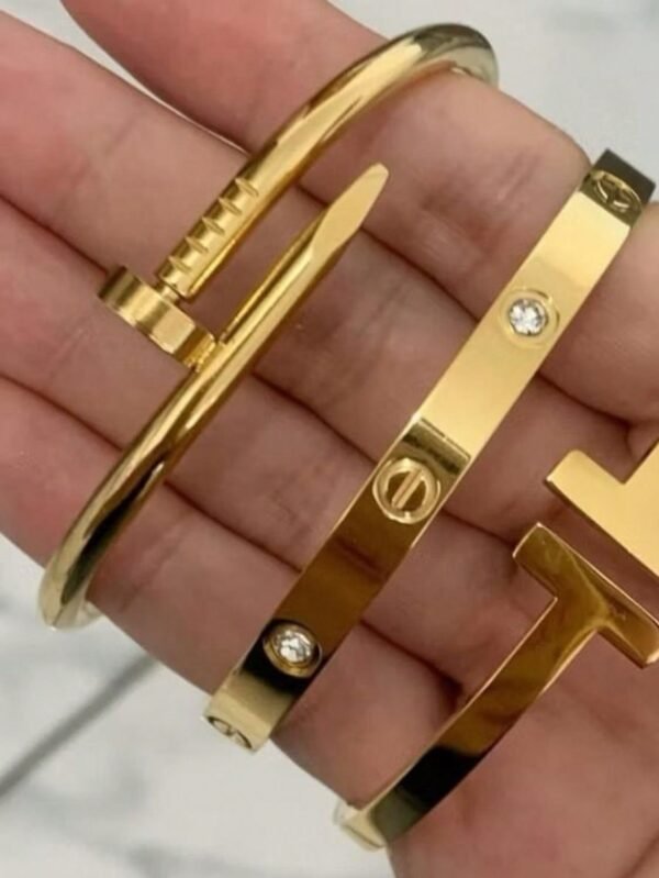 Bracelete aço inoxidável