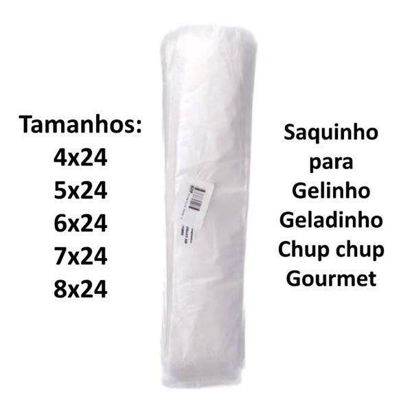 Saquinho Saco Para Geladinho Gourmet Gelinho Sacolé Chup Chup