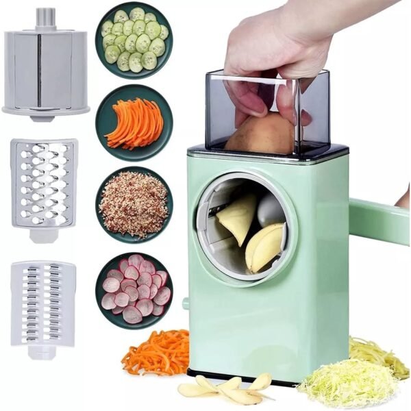 Processador De Alimentos Manual Cortador Ralador Picador Fatiador De Batata Legumes Repolho Vegetais Carne Frutas