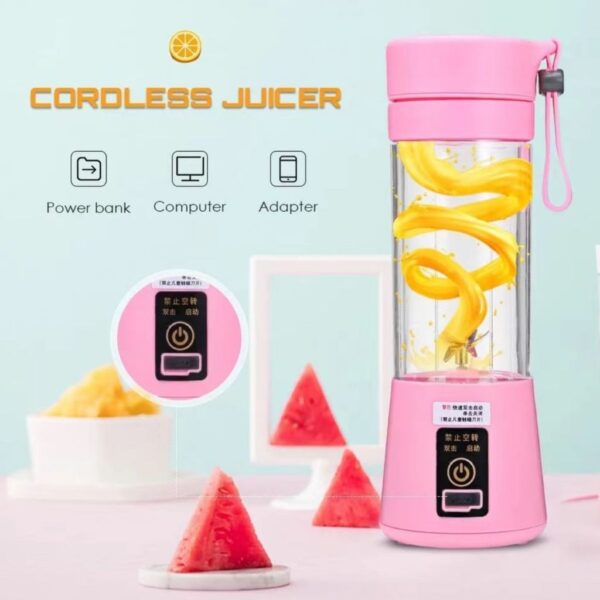 Mini Liquidificador Portátil Take Juice Cup 6 Lâminas Recarregável