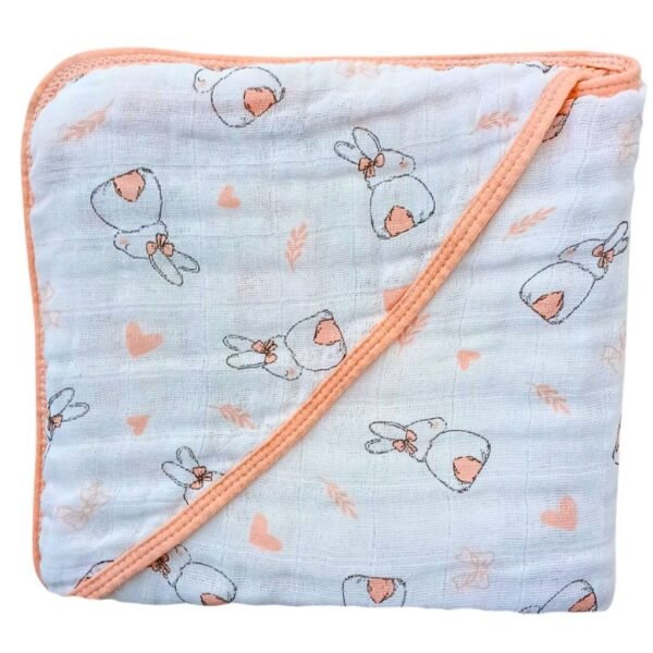 Toalha Fralda Soft Capuz Banho Bebe Criança Menino Menina Enxoval 100% Algodão Premium