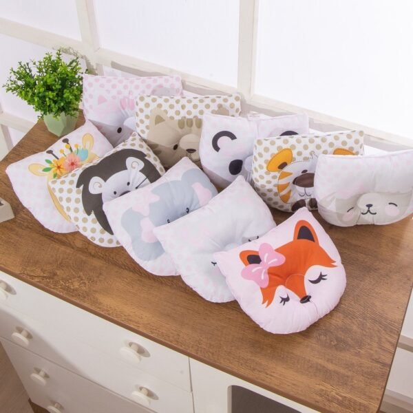 Travesseiro Almofada Anatômico (modelador) de Bichinhos para Bebê Feminino e Masculino