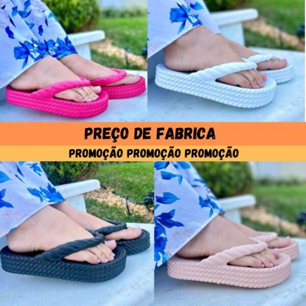 Chinelo Nuvem Feminino Ortopédico Lançamento Barato Leve Confortável