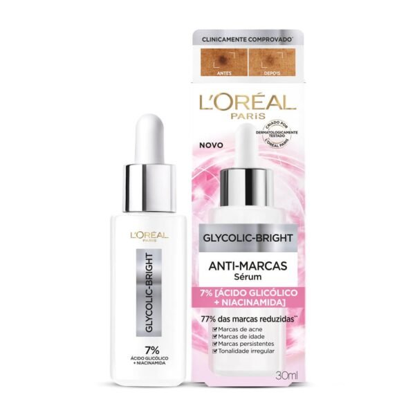 Sérum Glycolic Bright L'Oreal Paris Anti Marcas 30ml
