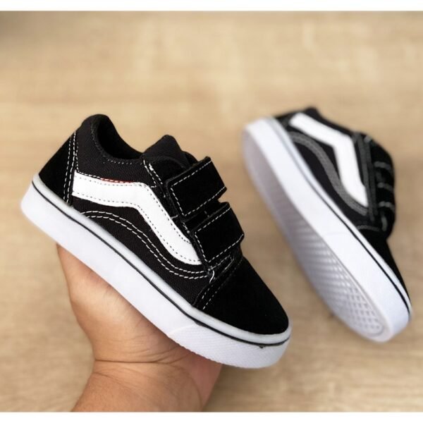 Tenis de velcro e cadarço escola casual bebe e infantil