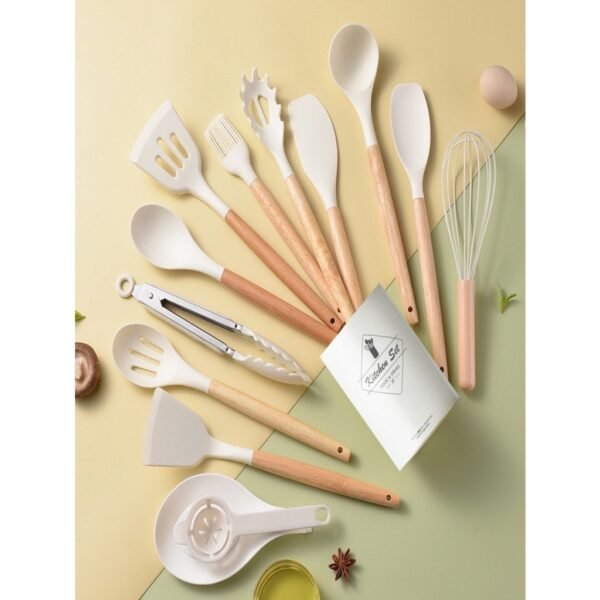 Conjunto De Utensílios De Cozinha 12 Peças branco