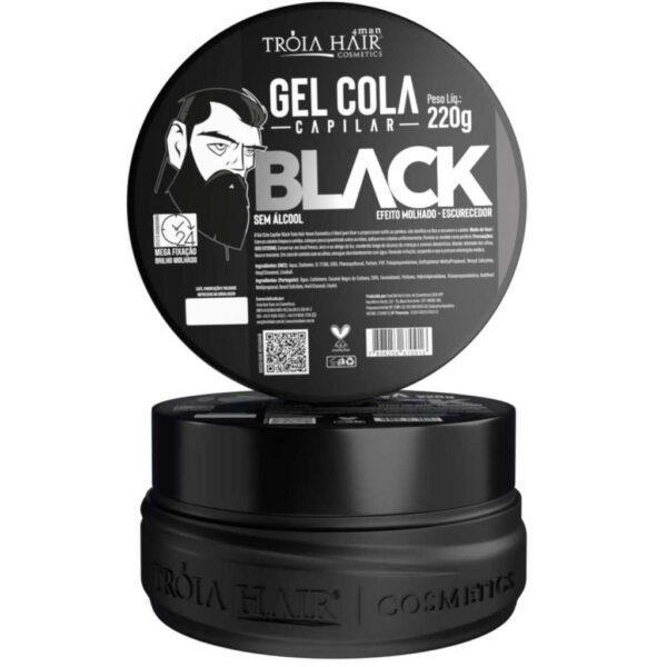 Gel Modelador Black Tróia Hair - 220g