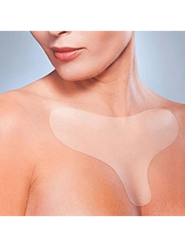 Adesivo De Silicone Para O Colo do peito Pad Autocolante Reutilizável Anti rugas
