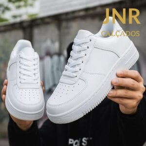 Tenis Masculino Trabalho Dia a Dia Couro Basico Neutro 34 Ao 43    Casual  Roupas Casual  Negócios    Acolchoado      Escritório  Ar livre  Festa