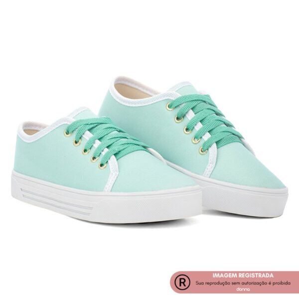 Tenis Feminino Casual Basico Confortavel Lona Barato Dia a Dia Donna